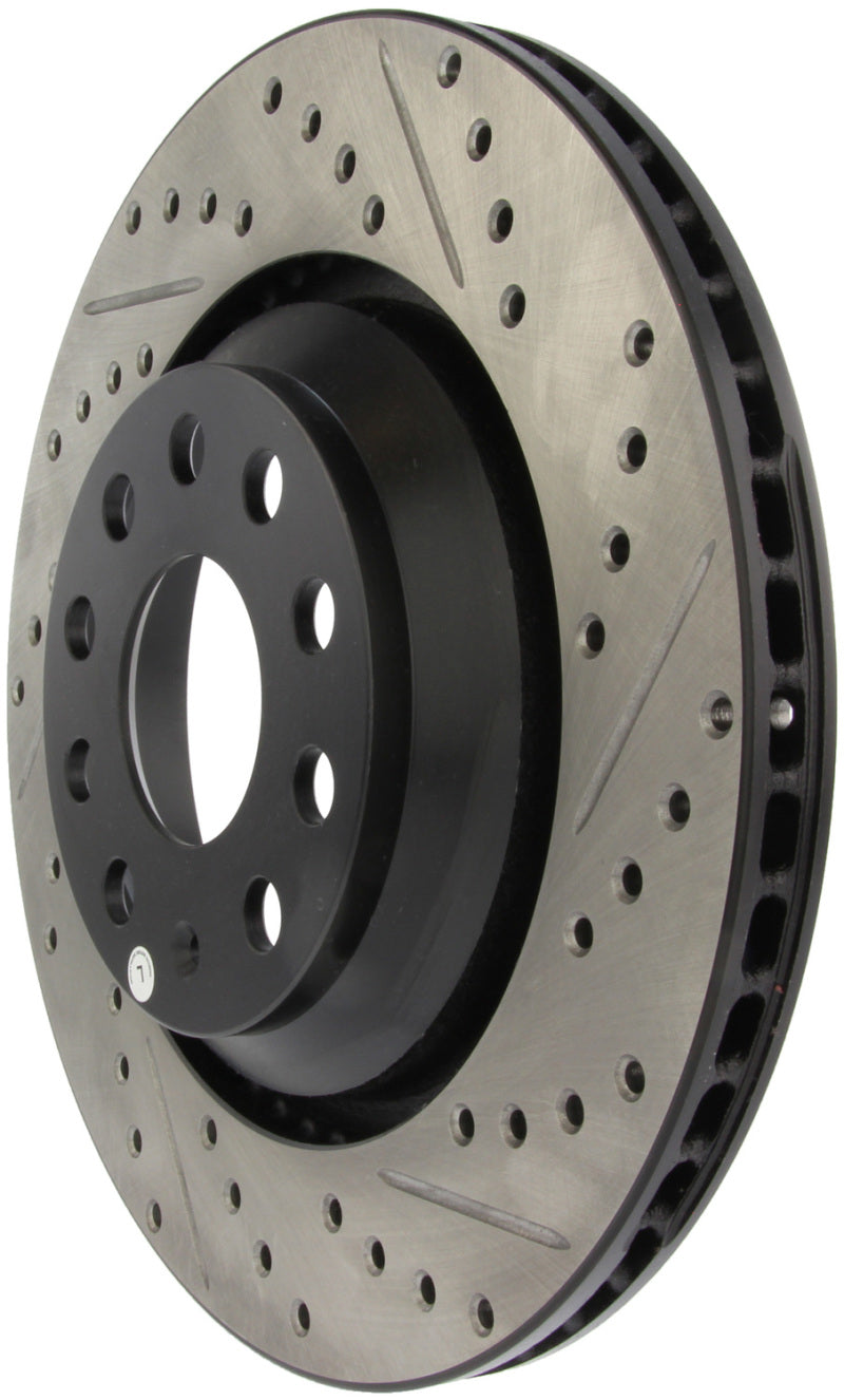 Load image into Gallery viewer, Stoptech 127.33113L ST Slot &amp; Drill Brake Rotors
