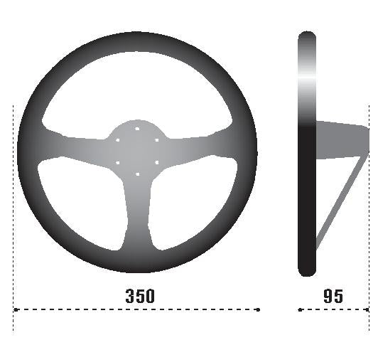 Load image into Gallery viewer, Sparco 015R325CSN SPA Steering Wheel
