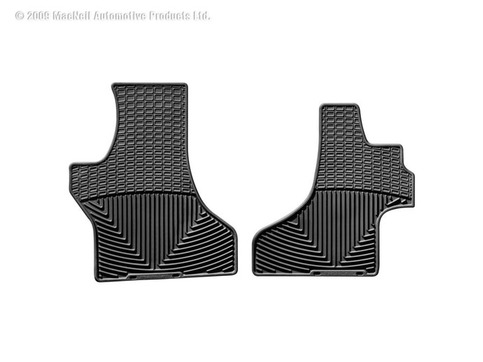 Weathertech W51 WT Rubber Mats - Front - Blk