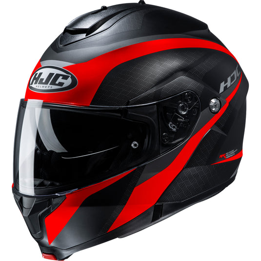 Hjc C91 Taly Snow Helmet with Dual Lens Shield (Medium, Semi-Flat Red (MC-1SF))