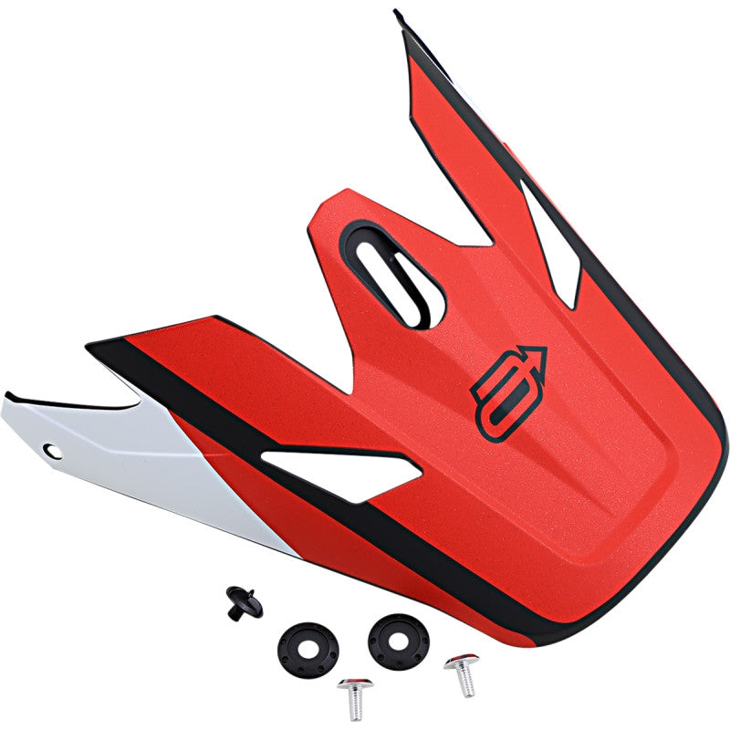 Arctiva 0132-1456 Visor for Cambio Rise Helmet - Black/Red