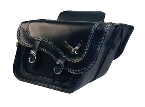 Willie & Max 58736-20 Black Magic Compact Slant & Super Slant Saddlebags