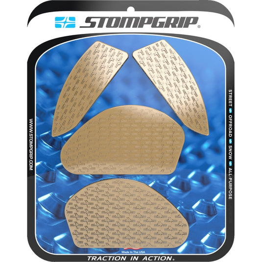 Stompgrip 55-14-0205C Icon Profile Traction Tank Grip - Street - Clear