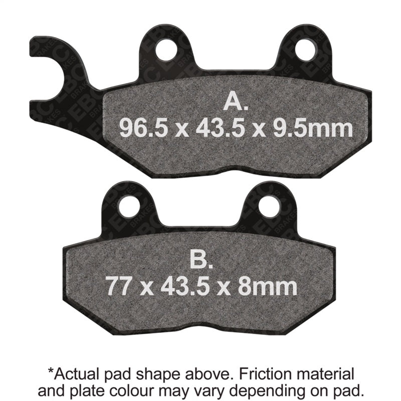 Load image into Gallery viewer, Ebc Powersports FA214/2 EBC FA-SFA-X Brake Pads
