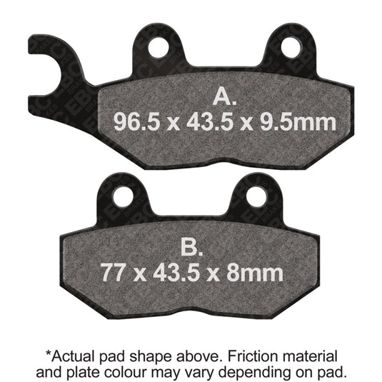 Ebc Powersports FA214/2 EBC FA-SFA-X Brake Pads