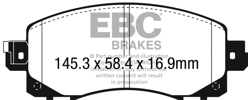 Load image into Gallery viewer, Ebc DP32330C EBC Redstuff Brake Pad Sets
