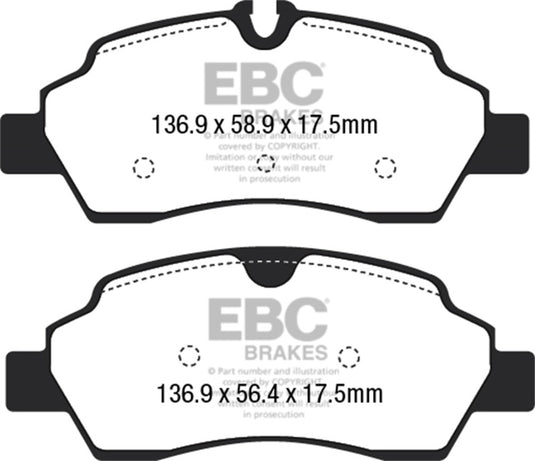 Ebc UD1775 EBC Ultimax2 Brake Pad Sets