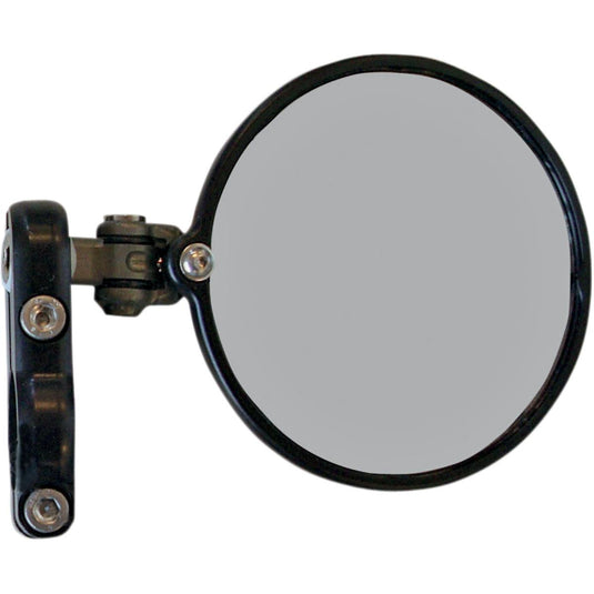 Crg HSLS-200-R Hindsight LS (Lane Splitter) Right Side Bar End Mirror - Black