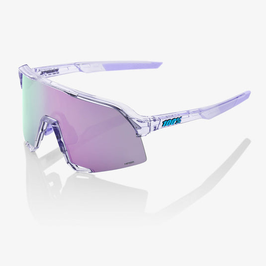 100% S3 Sunglasses (One Size Fits Most, Polished Translucent Lavender)