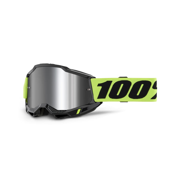 Neon Yellow / Mirror Silver Lens