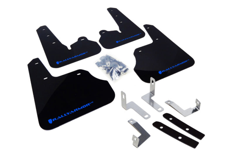 Load image into Gallery viewer, Rally Armor MF22-UR-BLK/BL RAL UR Blk Flap/Blue Logo
