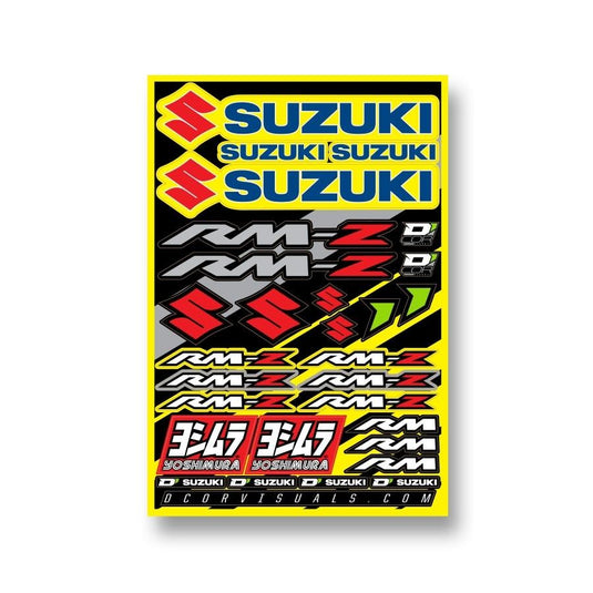Dcor 40-40-100 Decal Sheet - Suzuki RMZ