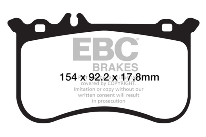 Load image into Gallery viewer, Ebc DP42138R EBC Yellowstuff Brake Pad Sets
