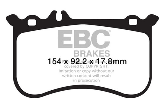 Ebc DP42138R EBC Yellowstuff Brake Pad Sets