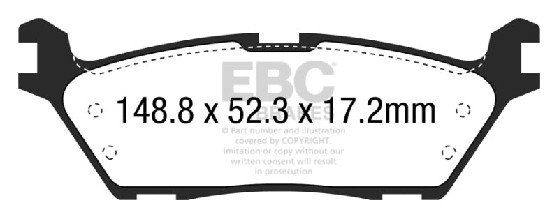 Load image into Gallery viewer, Ebc DP43037R EBC Yellowstuff Brake Pad Sets
