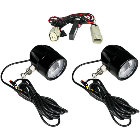 Custom Dynamics PB-FOG-TKE-B LED Halo Fog Lights - Black