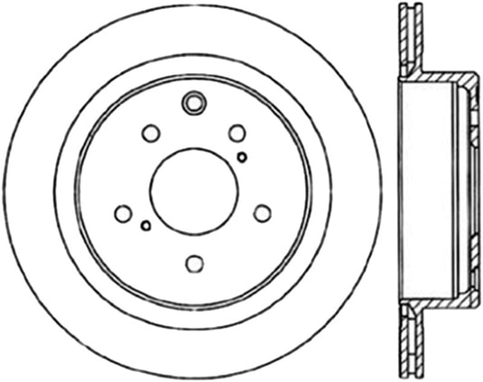 Stoptech 127.42047R ST Slot & Drill Brake Rotors