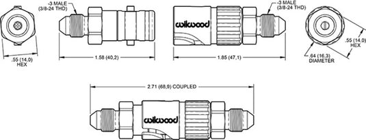 Wilwood 260-16771 WIL Fittings and Adaptors