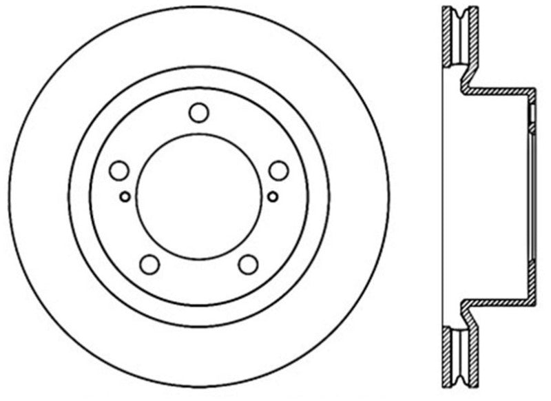 Load image into Gallery viewer, Stoptech 120.44162CRY ST Premium Carbon Brake Rotors
