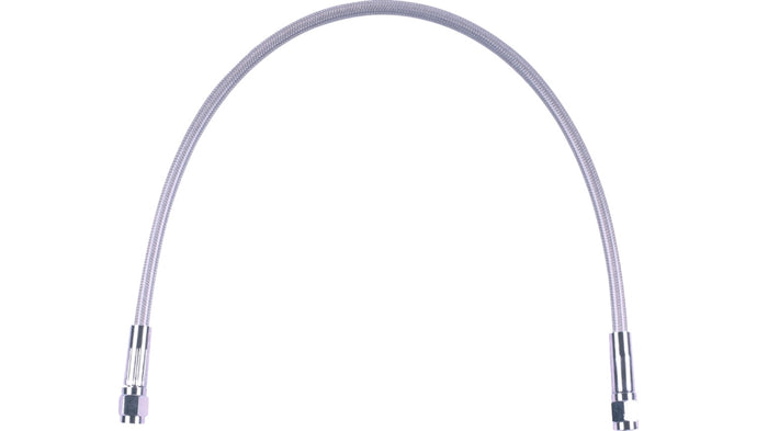 Magnum SSC0500-30 Universal XR Stainless DOT Brake Line - Clear-Coated with Chrome Fitting - 30in.