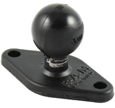 Ram Mounts RAM-B-238U RAM Diamond Base with Ball - 2 7/16in. x 1 5/16in.