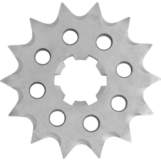 Moto-Master 610241114 Steel Front Sprocket - 14T (Natural)