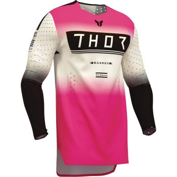 Load image into Gallery viewer, Thor Sportmode Geo Jersey (Large, Vintage White/Pink)

