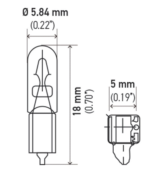 Hella 37 HELLA Miniature Bulb
