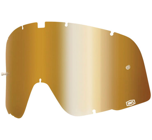 100% Replacement Lenses for Barstow Classic Goggles - True Gold
