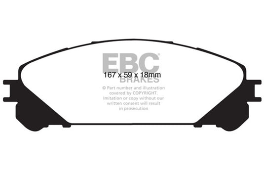 Ebc ED91837 EBC Extra Duty Brake Pad Sets