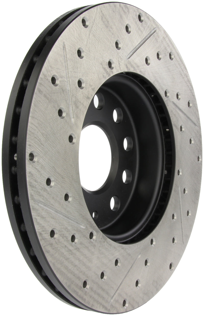 Load image into Gallery viewer, Stoptech 127.33110L ST Slot &amp; Drill Brake Rotors

