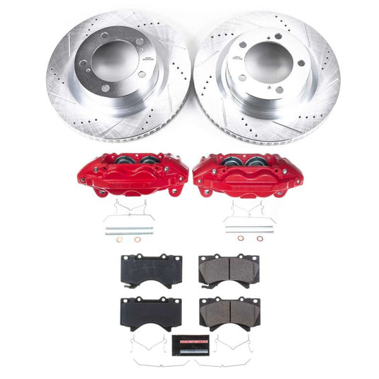 Powerstop KC2952B-36 PSB Red Calipers