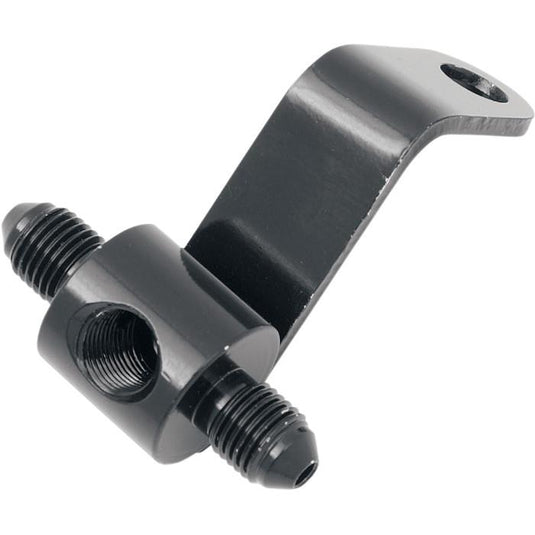 Goodridge PMCHD-015BK Universal Rear XL Brake Tee with Mount - 1/8in. NPT Threads - Ebony