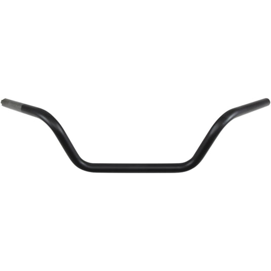 Drag Specialties 0601-4187 1in. Buckhorn Low Handlebar - Flat Black