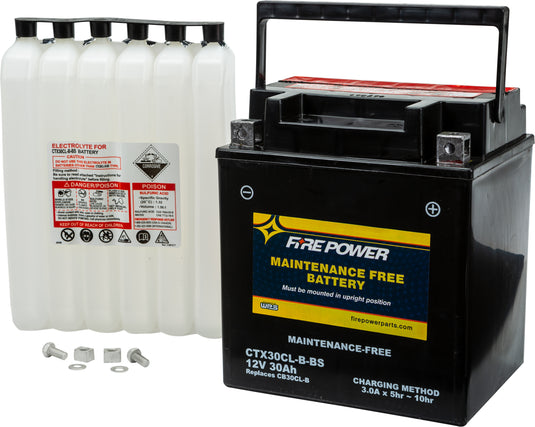 Fire Power CTX30CL-B-BS Maintenance Free Sealed Battery