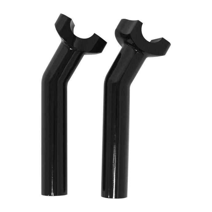 Harddrive 04-566 Forged Pullback Handlebar Risers - 6-1/2in. Rise - Black