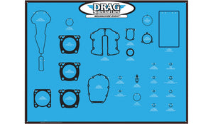 Drag Specialties 0934-6923 M8 Gasked Board