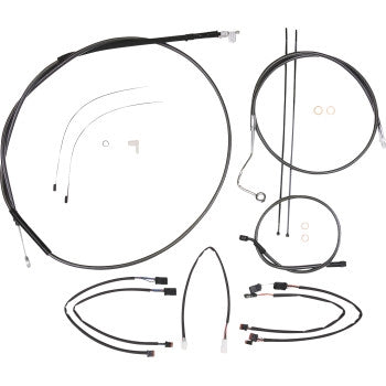 Magnum 4871022 Black Pearl Handlebar Installation Kit for 15in-17in. Ape