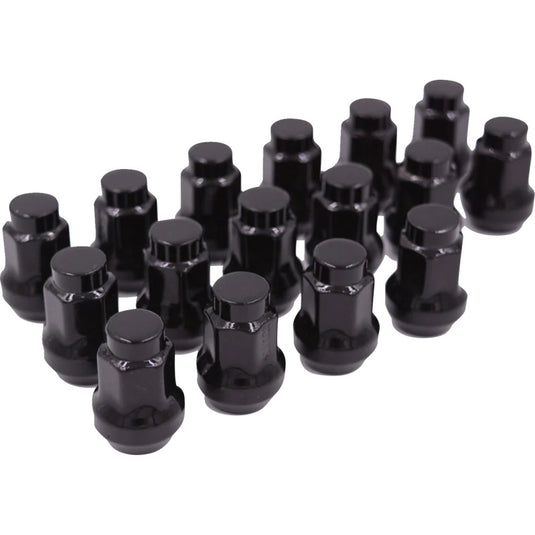 Raceline RLUG-BX13B Conical Lug Nut - 3/8in.-24 - Black