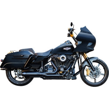 S&S Cycle 550-1109 Qualifier 2-Into-1 Exhaust System - Race Only - Guardian Black