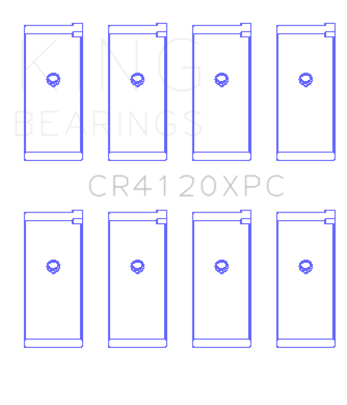 Load image into Gallery viewer, King Engine Bearings CR4120XPCSTDX KING Connecting Rod Bearings
