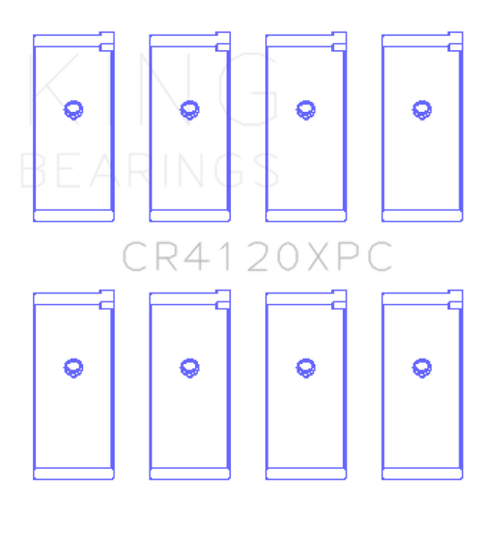 King Engine Bearings CR4120XPCSTDX KING Connecting Rod Bearings