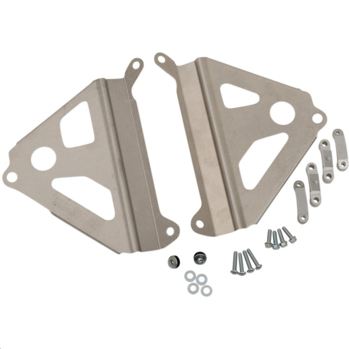 Works Connection 18-280 Radiator Brace - Silver