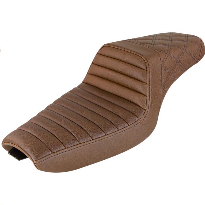 Saddlemen 807-03-176BR Step-Up Seats - Brown - 4.5 Gallon Tank