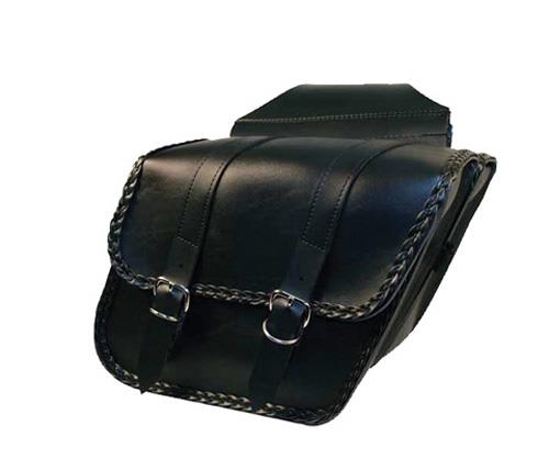 Willie & Max 58750-20 Braided Ranger Slant Saddlebag