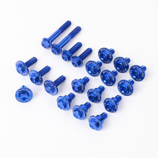 Zeta ZE88-5666 Aluminum Body Bolt Kit - Blue
