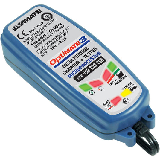 Tecmate TM431 Optimate 3 Complete 12V Battery Charger