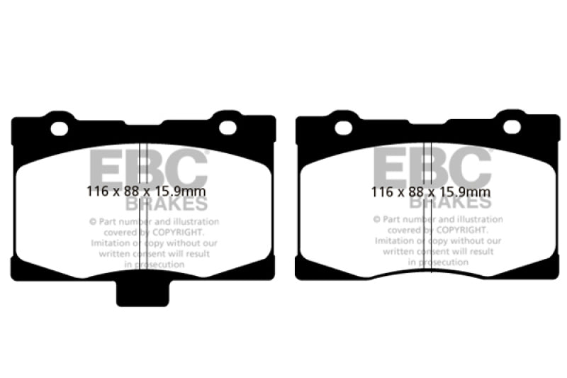 Load image into Gallery viewer, Ebc DP31735C EBC Redstuff Brake Pad Sets
