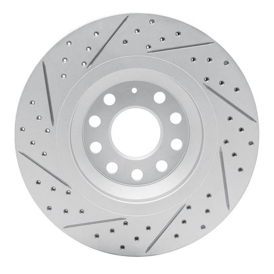 R1 Concepts 830-74030R RNC Geo-Carbon Rotor - Drill & Slot
