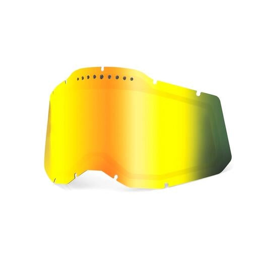 100% Replacement Dual Pane Vented Lens for RC2/AC2/ST2 Goggles - Mirror Gold Lens